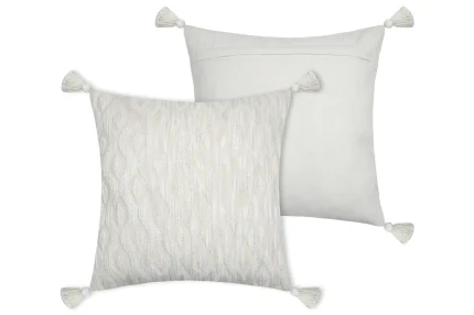 Pernă decorativă Balma 45X45 cm, culoare in, 10% lurex 90% bumbac - imagine 3