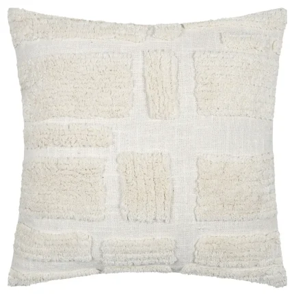 Pernă decorativă Balma 45X45 cm, culoare crem, 100% bumbac