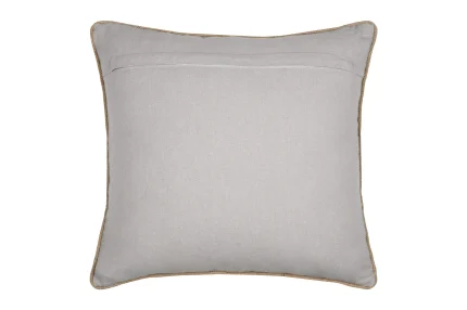 Pernă decorativă Pampa 45X45 cm, culoare natural, 45% poliester 55% bumbac - imagine 4