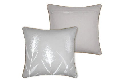 Pernă decorativă Pampa 45X45 cm, culoare natural, 45% poliester 55% bumbac - imagine 3