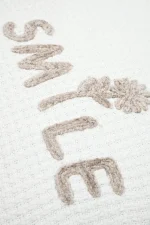 Pernă decorativă Ombrage 45X45 cm, culoare alb, 45% poliester 55% bumbac - imagine 5