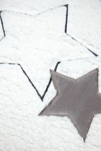 Pernă decorativă Doureve 45X45 cm, culoare bej, 100% poliester - imagine 5