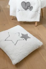 Pernă decorativă Doureve 45X45 cm, culoare bej, 100% poliester - imagine 2