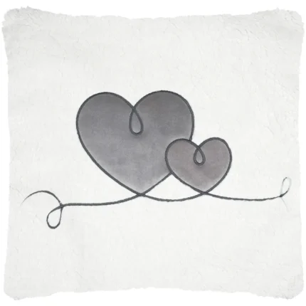 Pernă decorativă Doureve 45X45 cm, culoare greige, 100% poliester