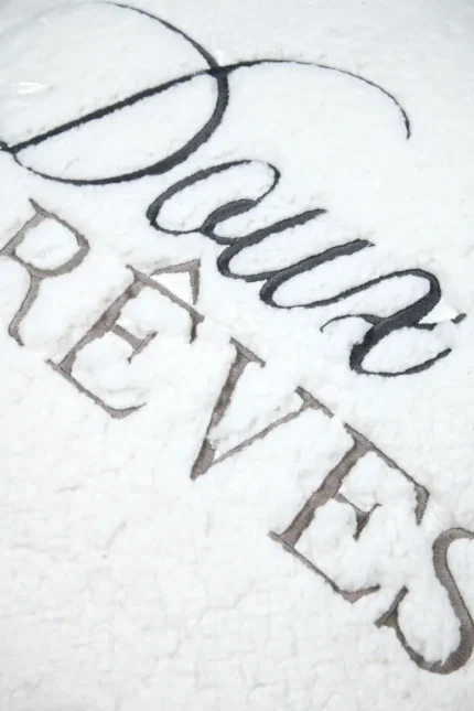 Pernă decorativă Doureve 45X45 cm, culoare natural, 100% poliester - imagine 5