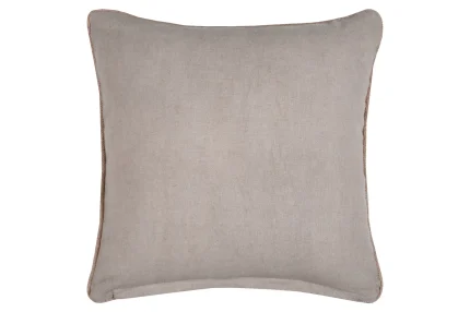 Pernă decorativă Oriana 45X45 cm, culoare natural, 45% poliester 55% bumbac - imagine 4