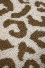 Pernă decorativă Fauves 45X45 cm, culoare bej, 100% poliester - imagine 5