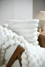 Pernă decorativă Polary 45X45 Cm, culoare alb, 100% poliester - imagine 2