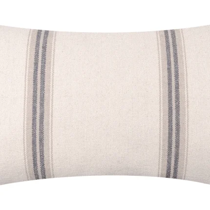 Pernă decorativă Montauban 40X60 cm, culoare alb/antracit, 100% bumbac