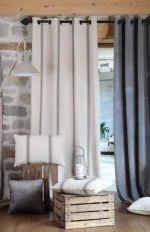 Pernă decorativă Montauban 40X60 cm, culoare alb/antracit, 100% bumbac - imagine 3