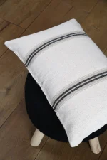 Pernă decorativă Montauban 40X60 cm, culoare alb/negru, 100% bumbac - imagine 2