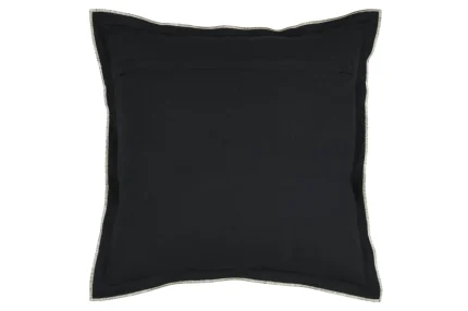 Pernă decorativă Helios 45X45 cm, culoare negru, 100% bumbac - imagine 4