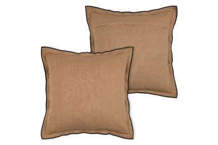 Pernă decorativă Helios 45X45 cm, culoare cappuccino, 100% bumbac - imagine 3