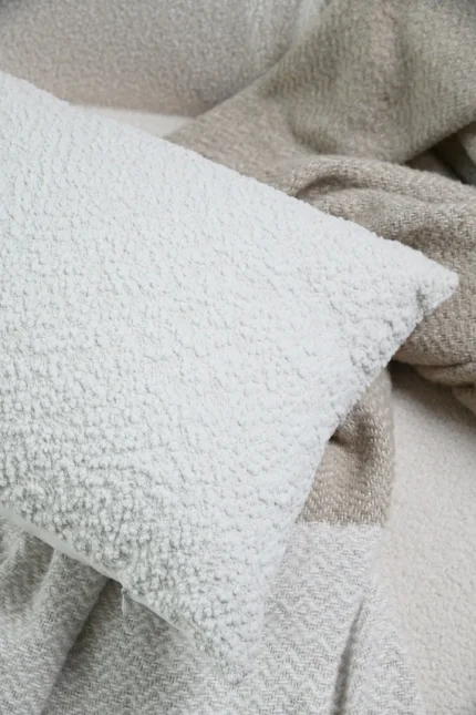 Pernă decorativă Gresy 30X50 cm, culoare ivoriu, 100% poliester - imagine 2