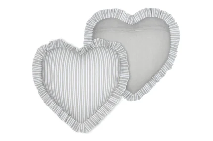 Pernă decorativă Josephine 45X45 cm, culoare bej, 45% poliester 55% bumbac - imagine 3