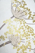 Pernă decorativă Oriana 40X70 cm, culoare auriu, 45% poliester 55% bumbac - imagine 5