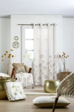 Pernă decorativă Oriana 40X70 cm, culoare auriu, 45% poliester 55% bumbac - imagine 6