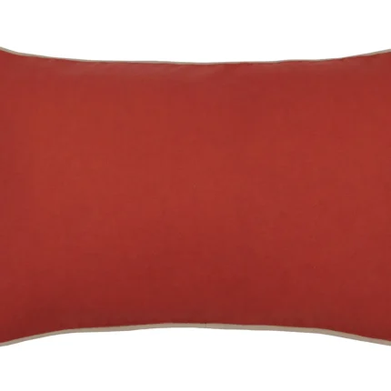 Pernă decorativă Duo 30X50 cm, culoare cărămiziu/in, 100% bumbac