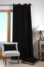 Pernă decorativă Duo 30X50 cm, culoare negru/in, 100% bumbac - imagine 3