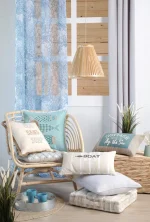 Pernă decorativă Pampelonne 30X50 cm, culoare alb, 100% bumbac - imagine 4