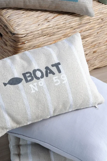 Pernă decorativă Pampelonne 30X50 cm, culoare alb, 100% bumbac - imagine 2