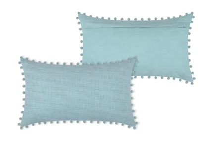 Pernă decorativă Sanchez 30X50 cm, culoare bleu, 100% bumbac - imagine 3