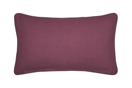 Pernă decorativă Coline 30X50 cm, culoare vișiniu, 100% bumbac - imagine 4