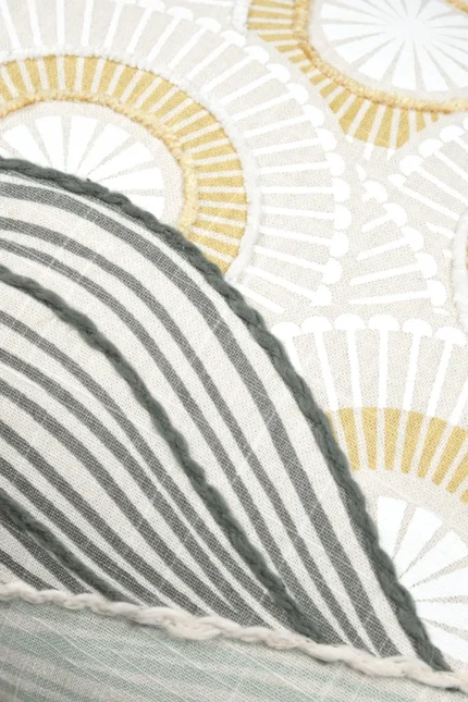 Pernă decorativă Yuki 30X50 cm, culoare natural, 100% bumbac - imagine 5