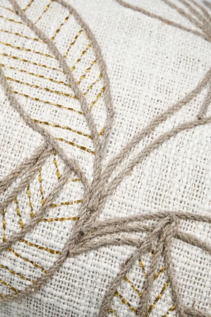 Pernă decorativă Hemera 30X50 cm, culoare crem/greige, 100% bumbac - imagine 5