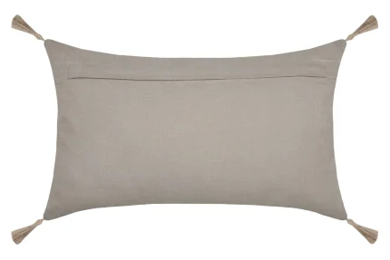 Pernă decorativă Hemera 30X50 cm, culoare crem/greige, 100% bumbac - imagine 4