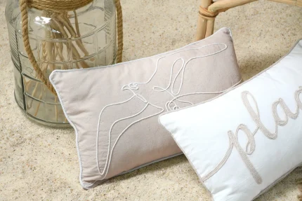 Pernă decorativă Dunes 30X50 cm, culoare natural, 45% poliester 55% bumbac - imagine 2