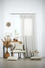 Pernă decorativă Aline 30X50 cm, culoare natural, 19% in 81% bumbac - imagine 6