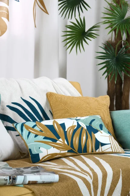 Pernă decorativă Aloha 30X50 cm, culoare multicolor, 45% poliester 55% bumbac - imagine 2