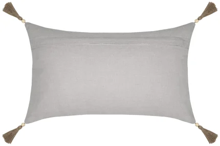 Pernă decorativă Pampa 30X50 cm, culoare natural, 45% poliester 55% bumbac - imagine 4