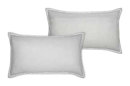 Pernă decorativă Josephine 35X60 cm, culoare natural, 45% poliester 55% bumbac - imagine 3