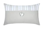 Pernă decorativă Josephine 35X60 cm, culoare crem, 45% poliester 55% bumbac