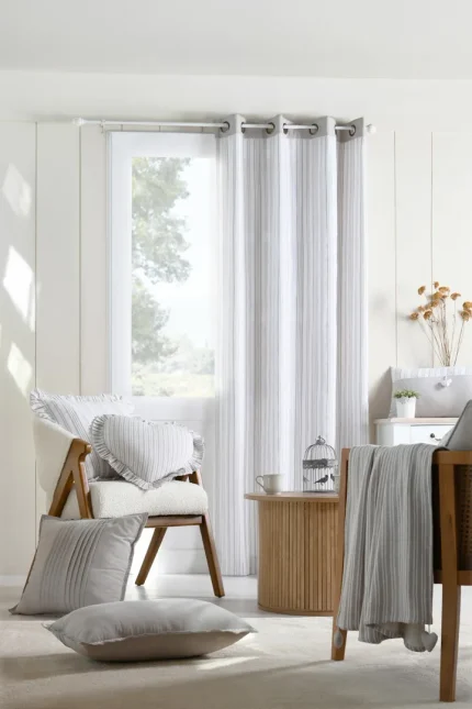 Pernă decorativă Josephine 35X60 cm, culoare crem, 45% poliester 55% bumbac - imagine 6