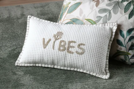 Pernă decorativă Ombrage 30X50 cm, culoare alb, 45% poliester 55% bumbac - imagine 2