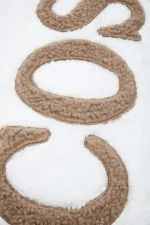 Pernă decorativă Cosylife 30X50 cm, culoare crem, 100% poliester - imagine 5