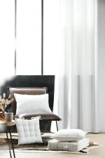 Pernă decorativă Dandy 40X60 cm, culoare crem, 100% poliester - imagine 6