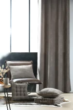 Pernă decorativă Dandy 40X60 cm, culoare greige, 100% poliester - imagine 6