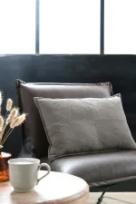 Pernă decorativă Dandy 40X60 cm, culoare greige, 100% poliester - imagine 2