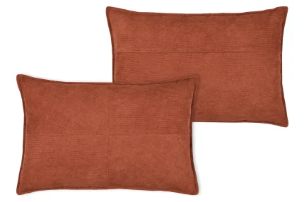 Pernă decorativă Dandy Roșcat 40X60 cm, culoare arămiu, 100% poliester - imagine 3