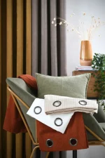 Pernă decorativă Dandy 40X60 cm, culoare gri verde, 100% poliester - imagine 5