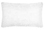 Pernă decorativă Cosylife 50X80 cm, culoare alb, 100% poliester