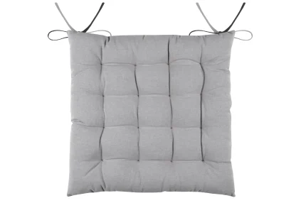 Pernă de scaun Duo Antracit/Gri 40X40 cm, culoare antracit/gri, 100% bumbac - imagine 3