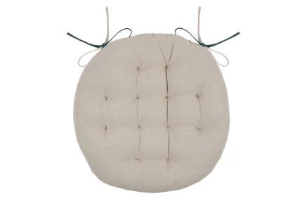 Pernă de scaun Ronde Duo Cobalt/In 38X38 cm, culoare cobalt/in, 100% bumbac - imagine 3