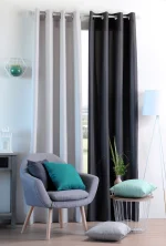 Pernă de scaun Nelson 38X38 cm, culoare gri deschis, 100% poliester - imagine 2