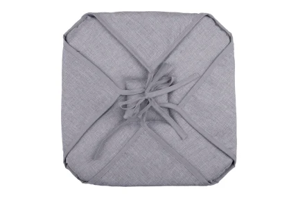 Pernă de scaun Bea 40X40 cm, culoare gri, 100% poliester - imagine 4