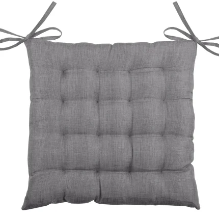 Pernă de scaun Points Bea 40X40 cm, culoare antracit, 100% poliester